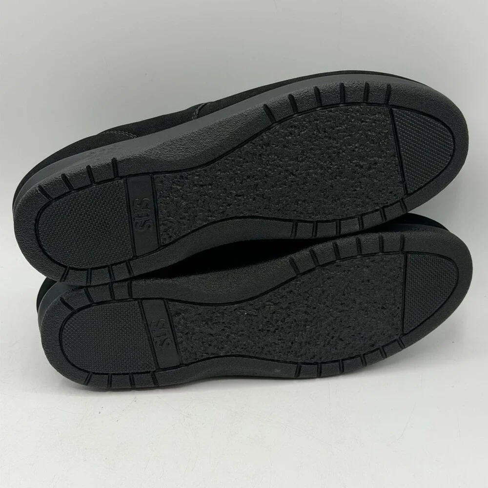 SAS Free Time 0136-095 Womens Size 7.5 Charcoal Nubuck Walking Tripad Shoes READ